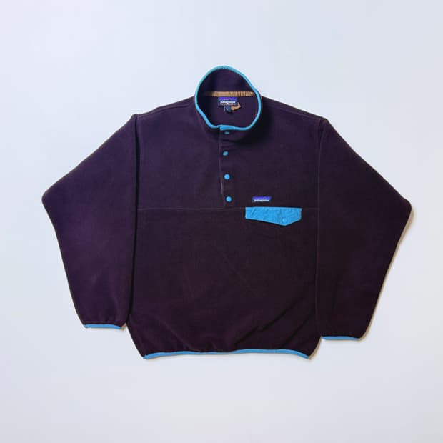 [S] 파타고니아 신칠라 플리스 후리스 옵시디언 플럼