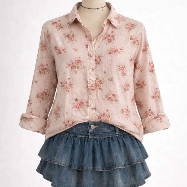 Vintage flower shirts