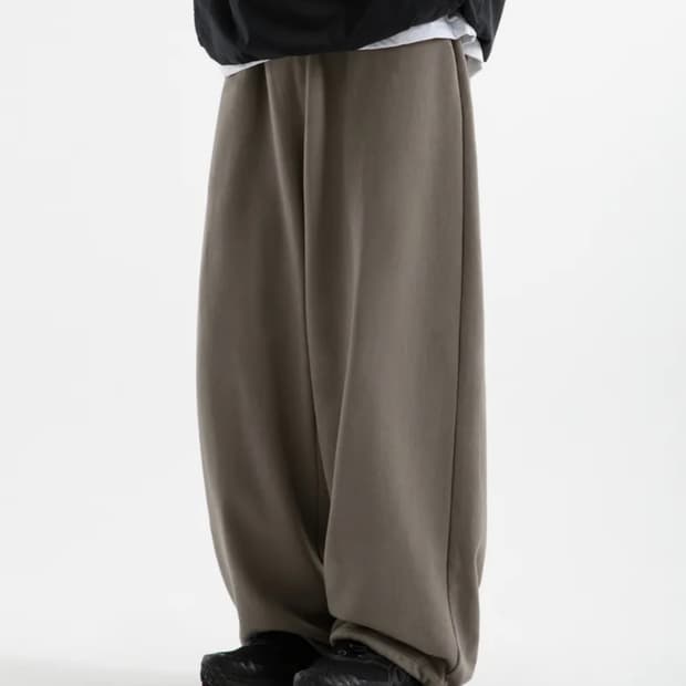 브렌슨 스트링 와이드 벌룬 핏 와이드 팬츠
