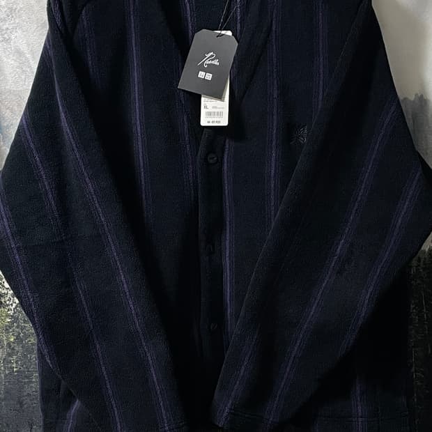 XL 유니클로 니들스 가디건 Needles x Uniqlo 스트라이프