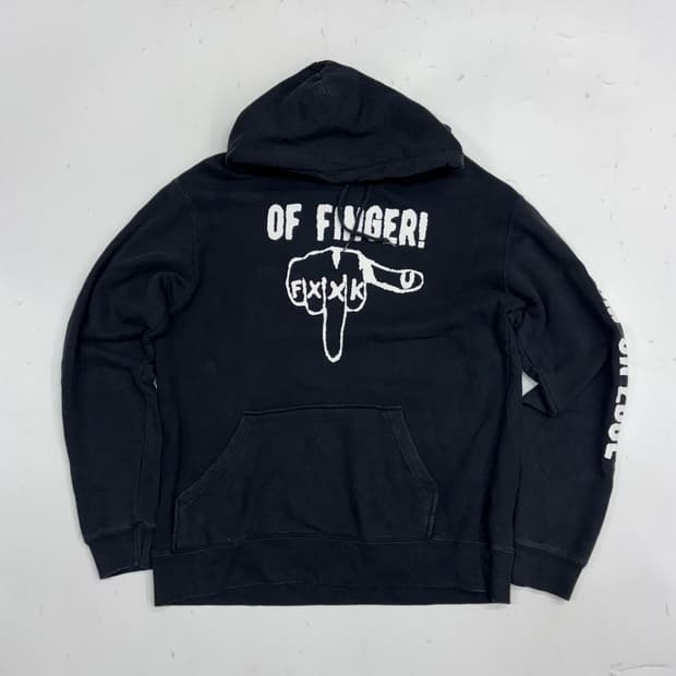 OF FINGER! 빈티지 후드
