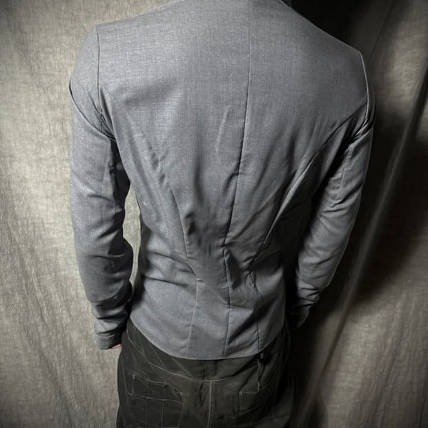 DEVOA Structured Grey Shirt  DEVOA 