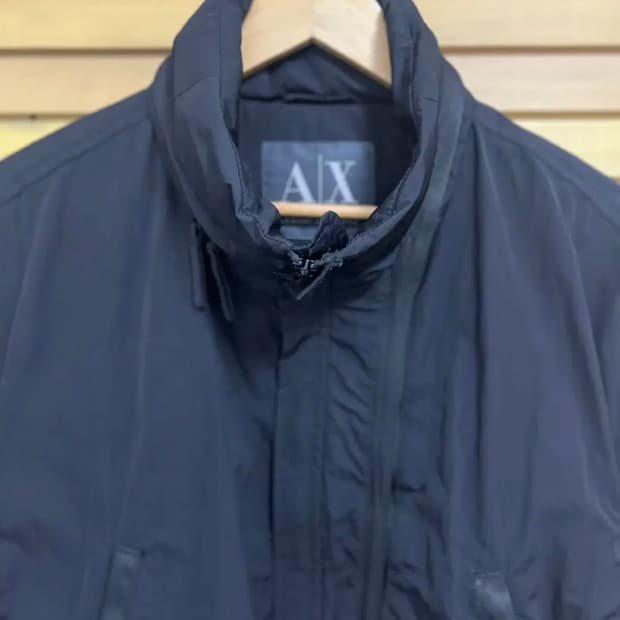 아르마니익스체인지 남성 매쉬바람막이후드점퍼