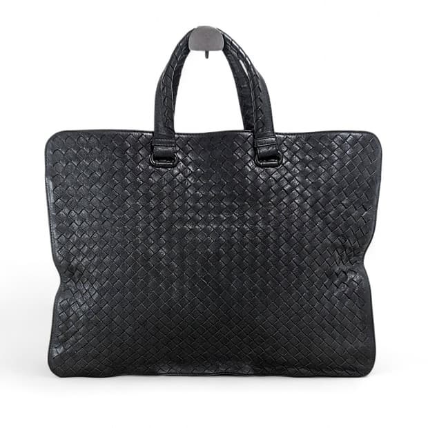 보테가베네타 인트레치아토 가죽 토트백 브리프케이스 비즈니스백
