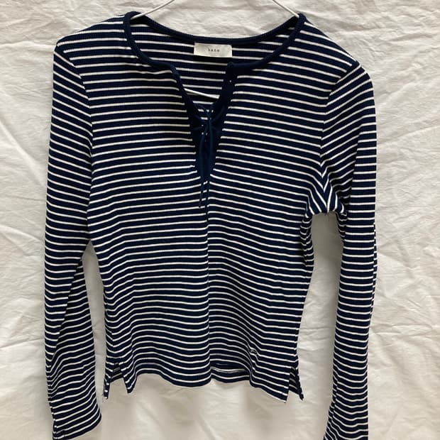 HANE 하네 스트라이프티셔츠