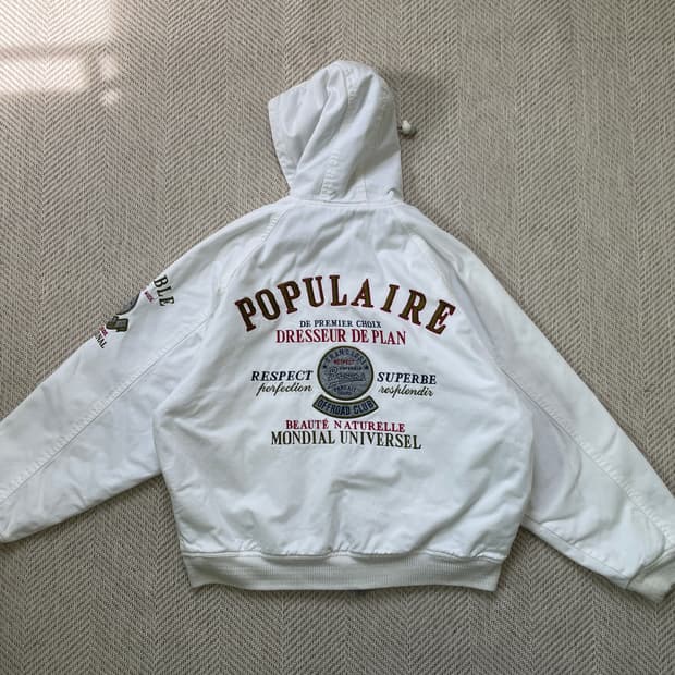 빈티지 populairee 리버시블 자켓 