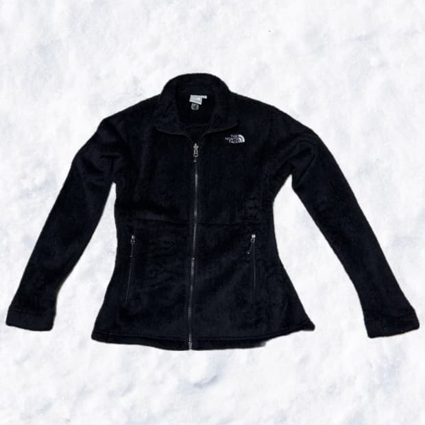 노스페이스 블랙 뽀실이 쉐르파 집업 