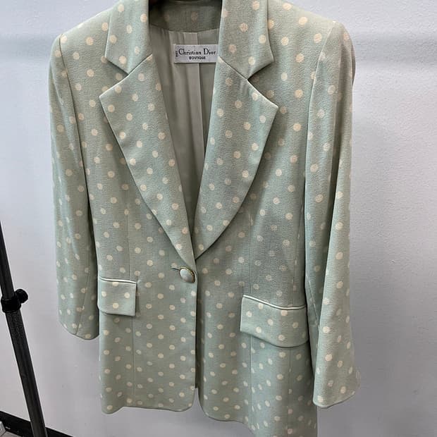 여) 크리스찬디올 00s 도트 오버자켓 