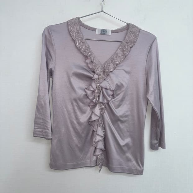 ruffle tee