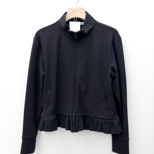 RUFFLE TRACK JACKET