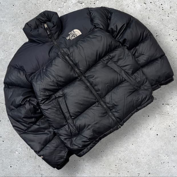 [90] 노스페이스 700 다운 눕시 블랙 패딩 B389