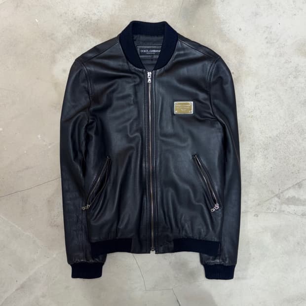 [46] 00’s Dolce & Gabbana Leather Jacket