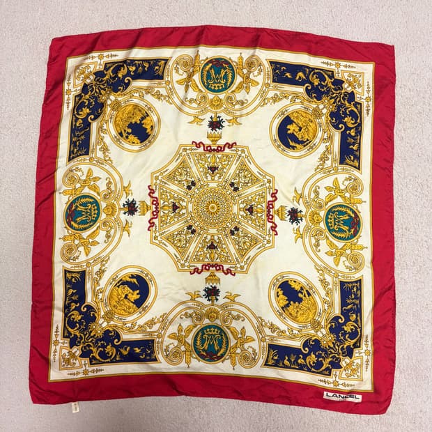 란셀(LANCEL) 프랑스 실크 스카프