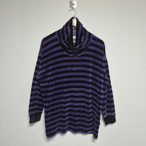 카와이오코다 키치 스트라이프 티셔츠 Free - T7