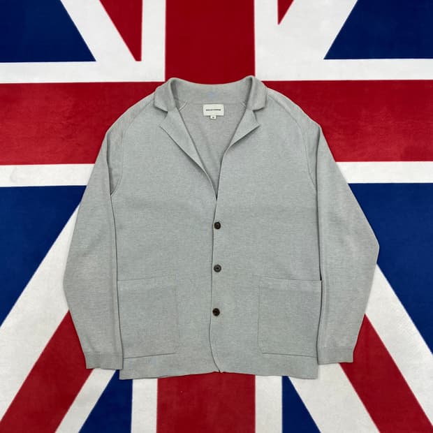 솔리드옴므 니트자켓 48 실측 L 