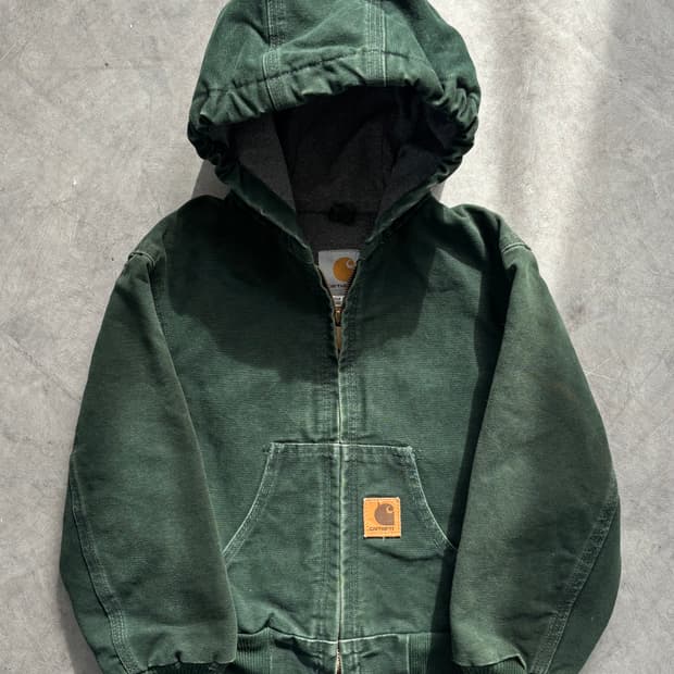 Carhartt 칼하트 딥그린 액티브 워크 자켓 (키즈)