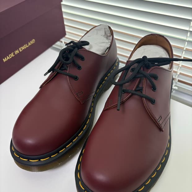 닥터마틴 1461 스무스 11838 체리레드 버건디 260