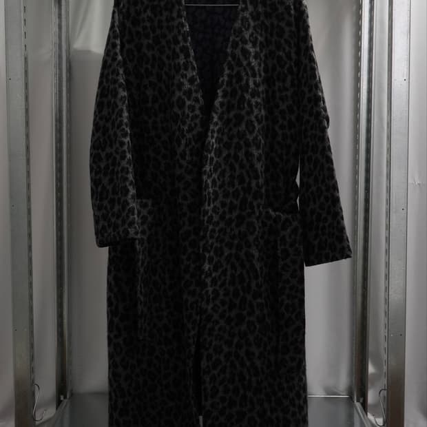 Needles Leopard Mohair Robe Gown