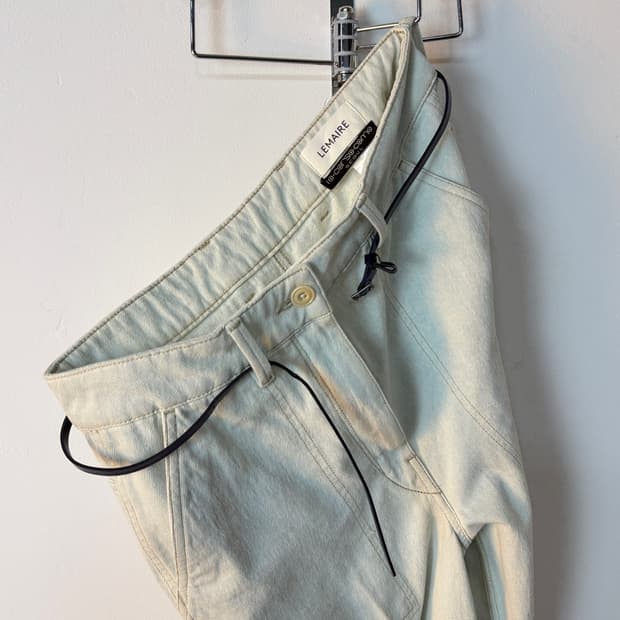 르메르 라이트 워시드 와이드 데님 팬츠 