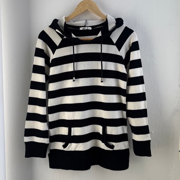 Japanese Vintage Stripe Knit Hood 