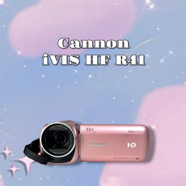 희귀컬러 / 캐논 Canon iVIS r41 빈티지 캠코더