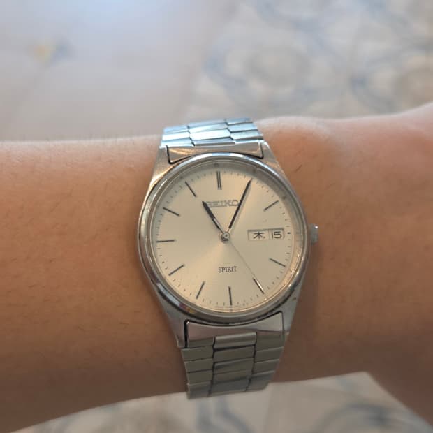 90s 빈티지 세이코 스피릿 데이데이트 