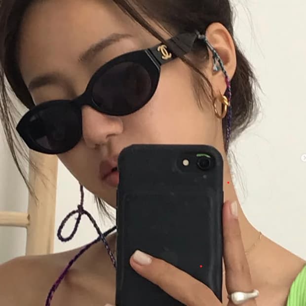 샤넬 빈티지 선글라스