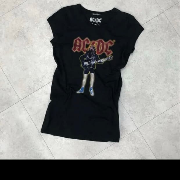 히스테릭글래머 ac/dc 티셔츠