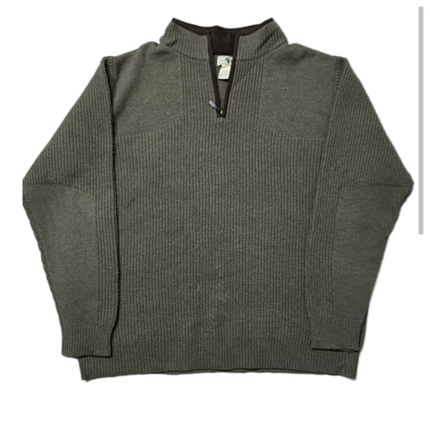 레어) L.L.BEAN 엘엘빈 메리노울 100% 카모 니트 XXL 