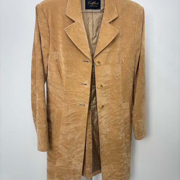 BRUSHED EFFECT SUEDE JACKET