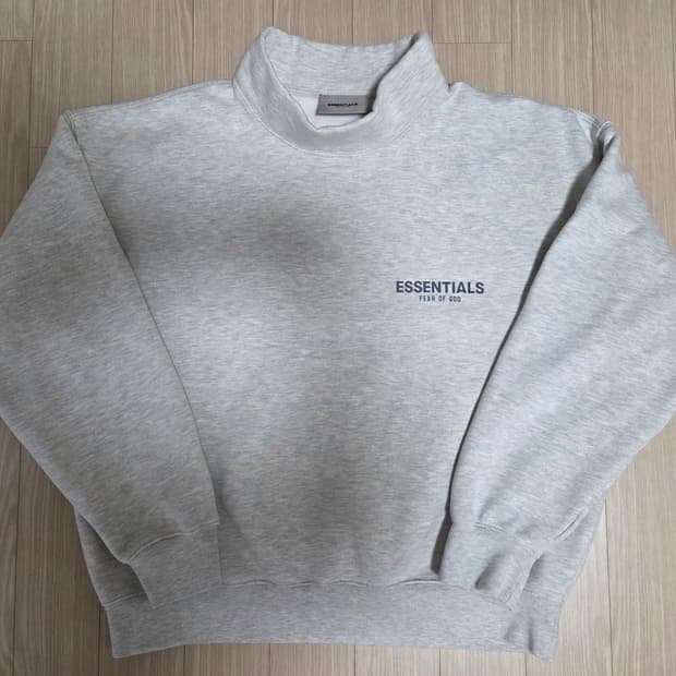 피오갓에센셜 모크넥 오트밀 스웻셔츠