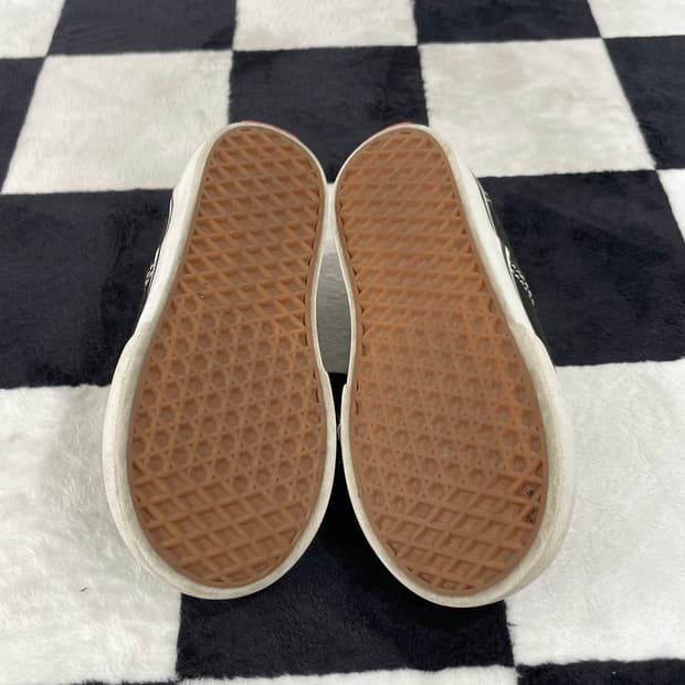 반스 키즈 어센틱 블랙 스니커즈 140mm