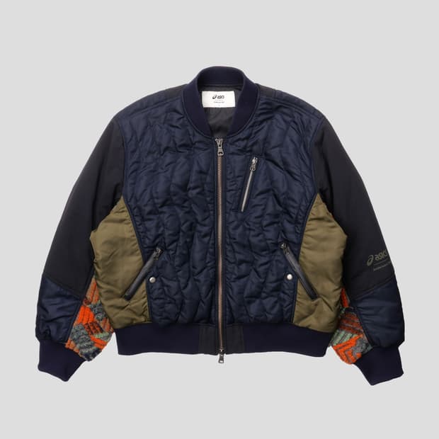 아식스 x 앤더슨벨 퀄팅 봄버 자켓