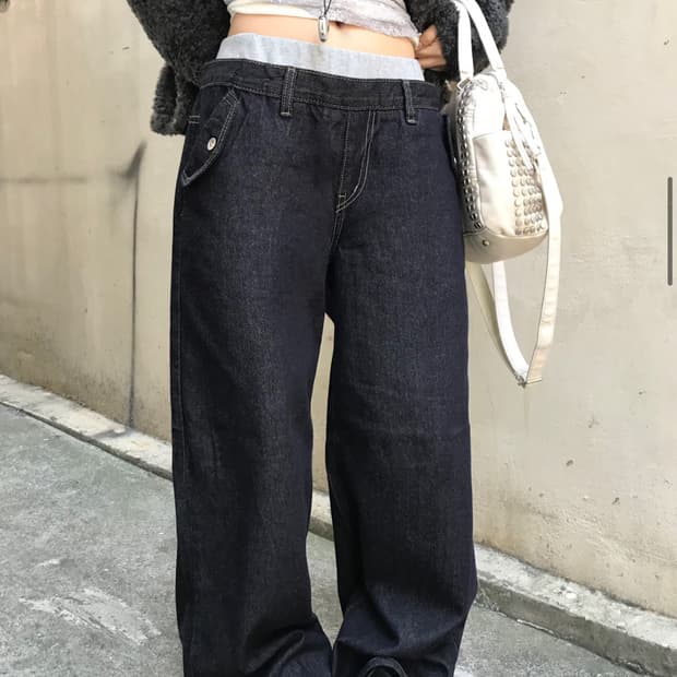 hevib 헤비브 밴딩청바지S (원가:41,000원)