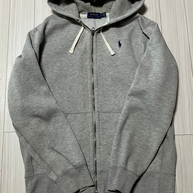 폴로 그레이 후드집업 (기모o)