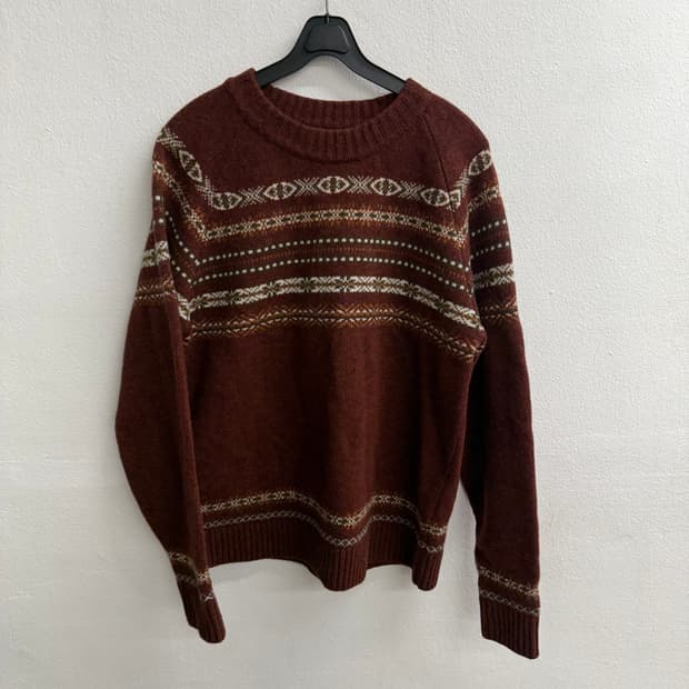 부기홀리데이 아메리칸 빈티지 울 니트 M