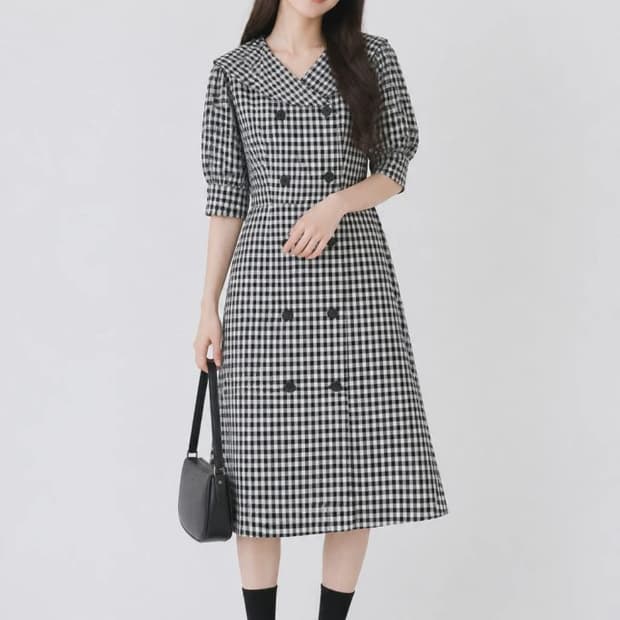 마랑 블랙 여자 S 원피스 O0938