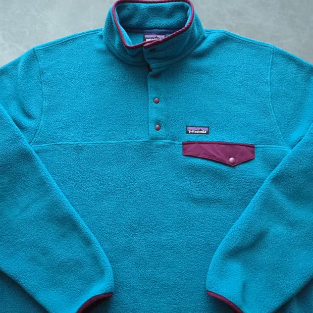 (XL)파타고니아 스카이블루 틸 신칠라 플리스