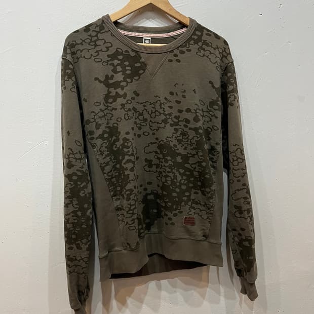 지스타로우 밀리터리 스웻셔츠 맨투맨 L