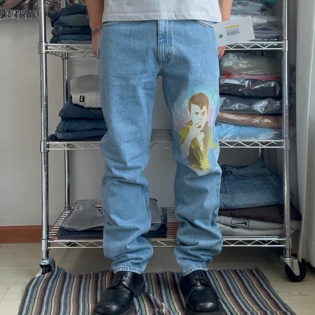 마틴로즈 스모킹보이 데님 팬츠