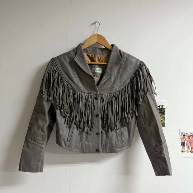 Mexico fringe jacket 프린지 가죽 자켓