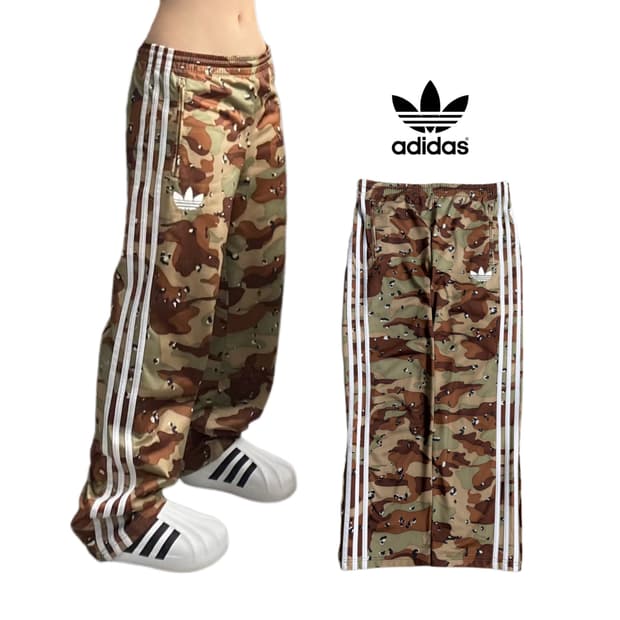 아디다스 파이어버드 카모 삼선 트랙팬츠