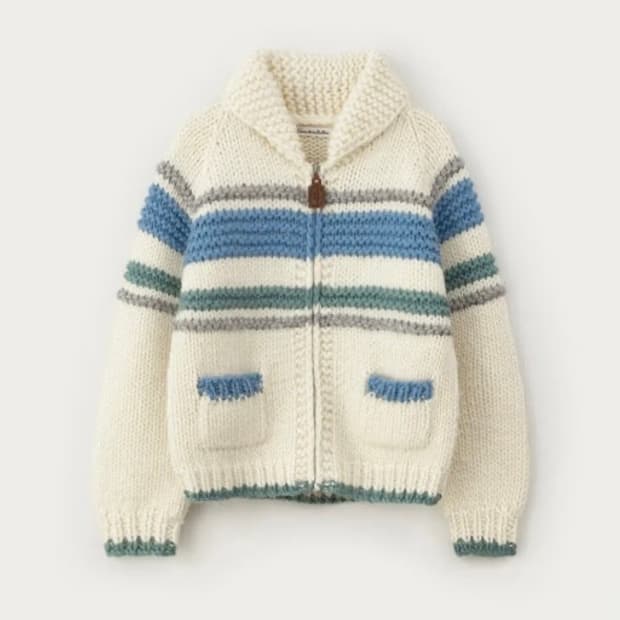 썸웨어버터 포코 핸드메이드 코위찬자켓