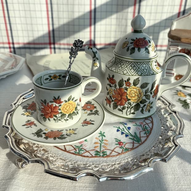 1910~30s 영국RNVSCo 실버플레이트 풋티드 트레이