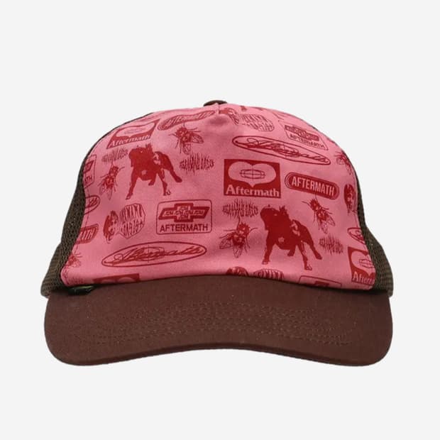 애프터매스 aftermath full print mesh cap