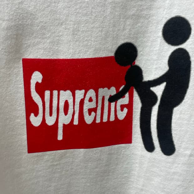 슈프림 스틱 티셔츠 화이트