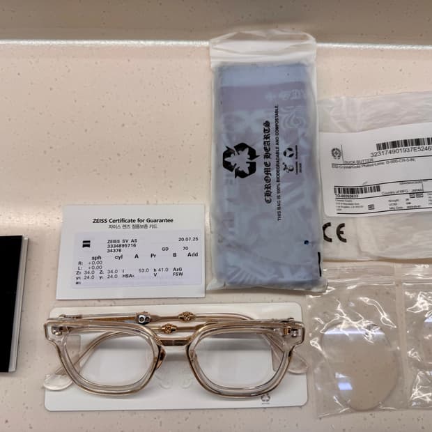 크롬하츠 덕버터 크리스탈 골드