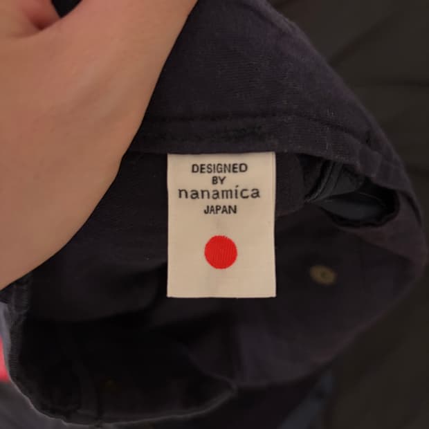 나나미카 와이드치노 네이비 34