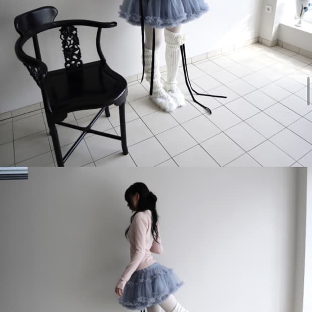 클라따 튜튜 스커트 (블루) 못구하는 상품 