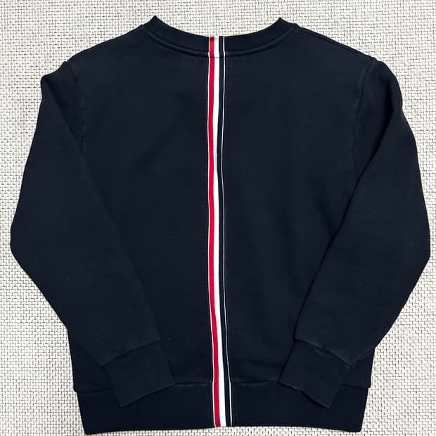 [3/당일배송] 25ss 톰브라운 백삼선 네이비 맨투맨